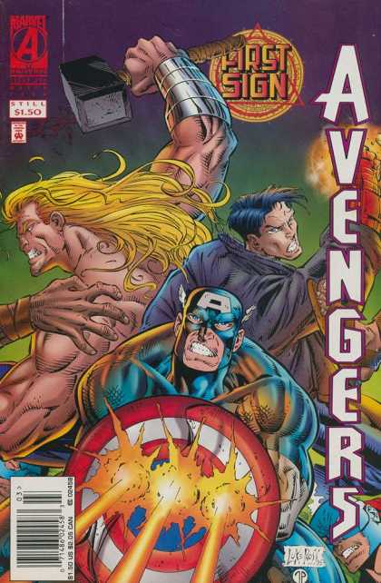 Avengers 396 - Captain America - Thor - First Sign - Hammer - Shild