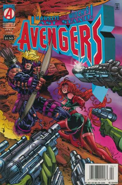 Avengers 397 - Cartoons - Weapons - Man - Lady - Superheros - Deodato Fiho