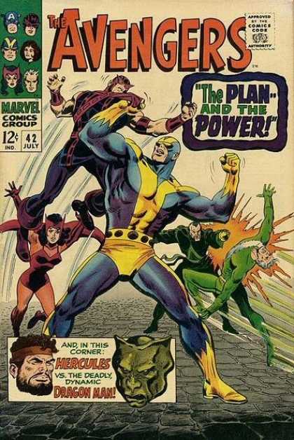 Avengers 42 - Hands - Head - Avengers - Comics Group - 42july - John Buscema