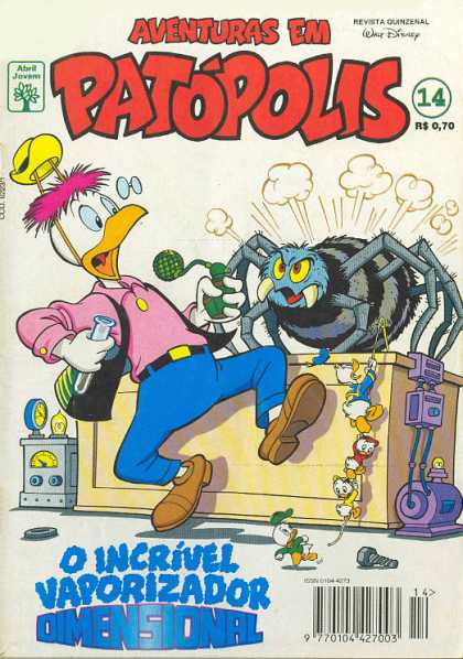 Aventuras em Patopolis 14 - Huey - Dewey - Louie - Donald Duck - Spider