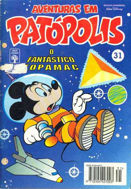 Aventuras em Patopolis 31 - Astronaut - Helme - Stars - Planets - Plane