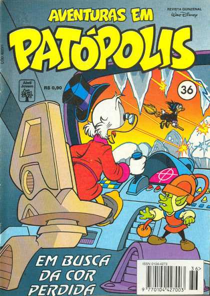Aventuras em Patopolis 36 - Donald Duck - Plane - Icicles - Em Busca Da Cor Perdida - Joystick