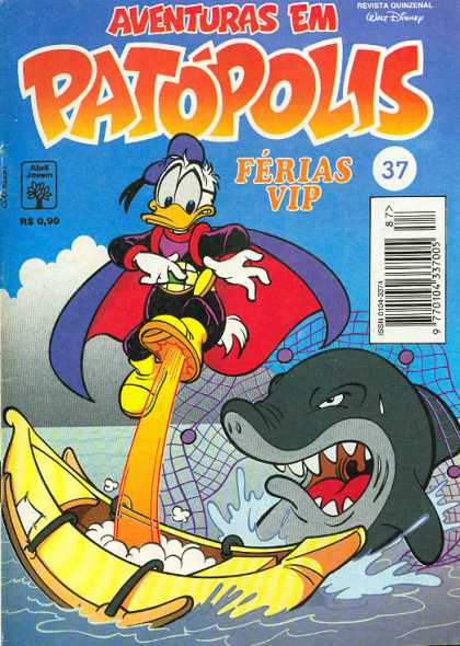 Aventuras em Patopolis 37 - Ferias Vip - Walt Disney - Water - Boat - Clouds