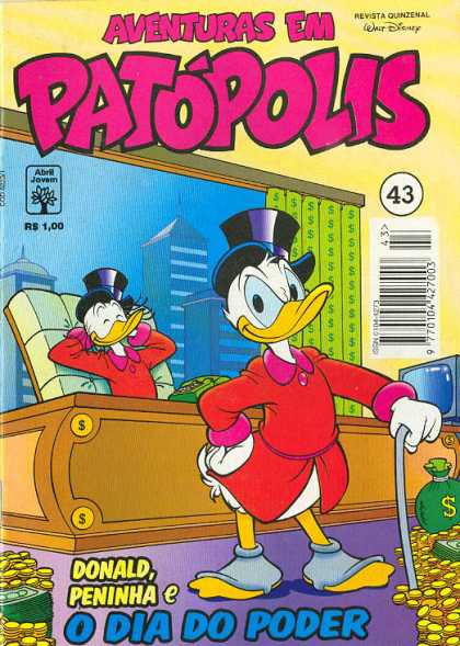 Aventuras em Patopolis 43 - Disney - Uncle Scrooge - Donald Duck - Doppelganger - Money