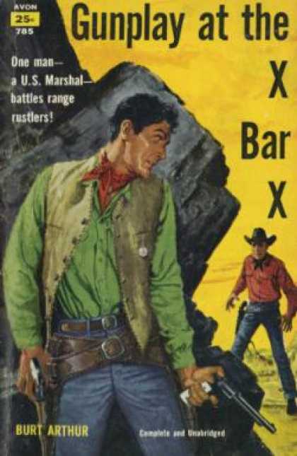 Avon Books - Gunplay at the X-bar-x - Burt Arthur