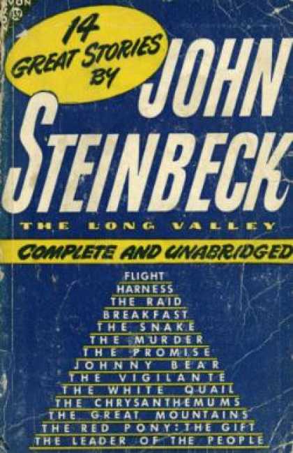 Avon Books - 14 Great Short Stories From the Long Valley - John Steinbeck