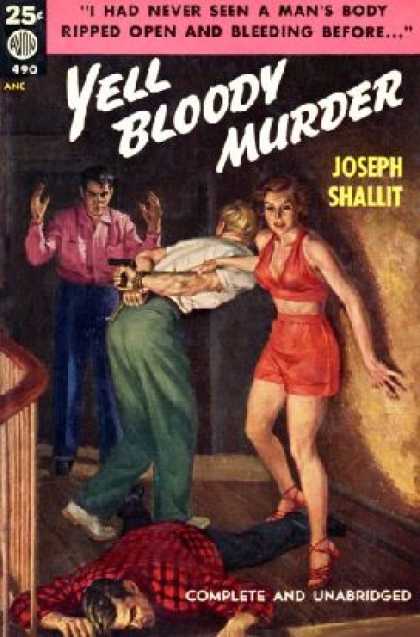 Avon Books - Yell Bloody Murder - Joseph Shallit