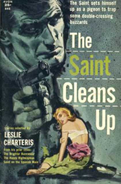 Avon Books - The Saint Cleans Up - Leslie Charteris