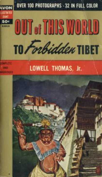 Avon Books - Out of This World: To Forbidden Tibet - Lowell Thomas