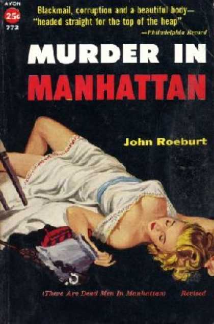Avon Books - Murder In Manhattan - John Roeburt