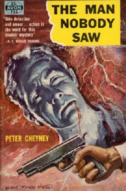 Avon Books - The Man Nobody Saw - Peter Cheyney