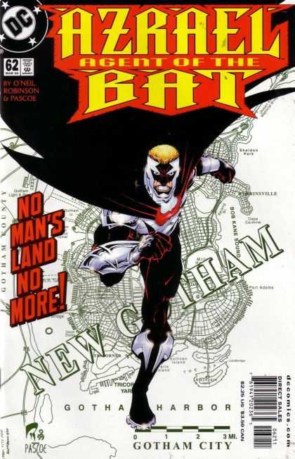 Azrael 62 - Dc - Agent Of The Bat - No Mans Land - Cape - Superhero