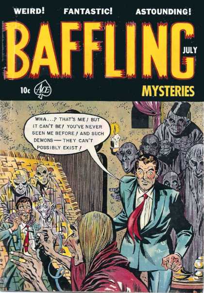 Baffling Mysteries 16 - Weird - Fantastic - Astounding - Suit - Fez