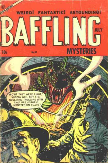 Baffling Mysteries 21 - Weird - Fantastic - Astounding - July - Neolithic Treasure