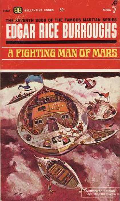 Ballantine Books - A Fighting Man of Mars (mass Market Paperback) (the Seventh Book of the Martian