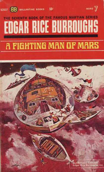 Ballantine Books - A Fighting Man of Mars (mass Market Paperback) (the Seventh Book of the Martian