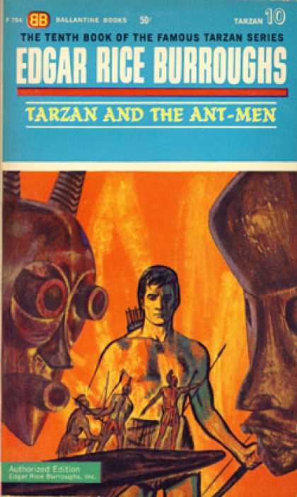 Ballantine Books - Tarzan and the Ant Men (vintage Ballantine, F754)