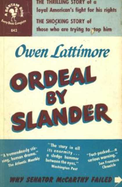 Bantam - Ordeal By Slander