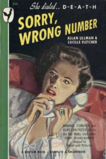 Bantam - --sorry, Wrong Number: A Novelization - Allan Ullman