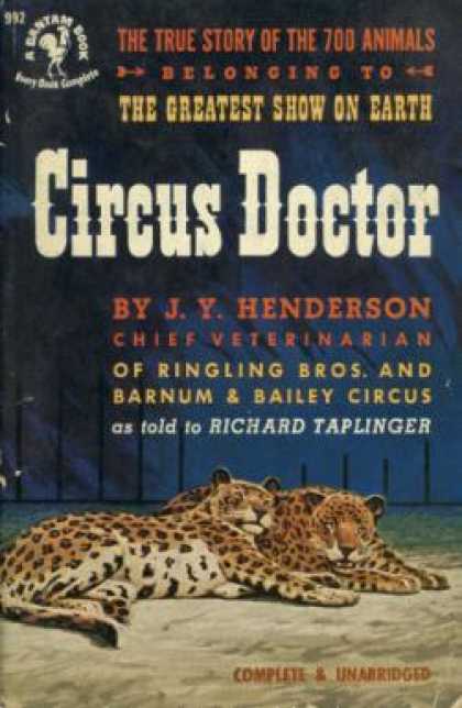 Bantam - Circus Doctor; As Told To Richard Taplinger - J. Y Henderson