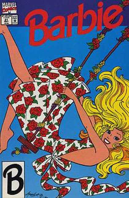 Barbie 21 - Roses - Dress - Blonde Hair - Girl - Pretty