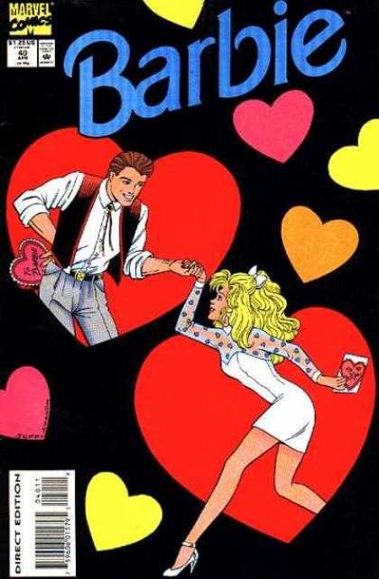 Barbie 40 - Ken - Marvel Comics - Hearts - Vest - White Dress - Amanda Conner