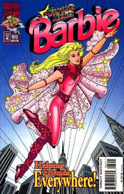 Barbie 63 - Flying Hero - Barbie - Mar 63 - Helping Friends - Everywhere