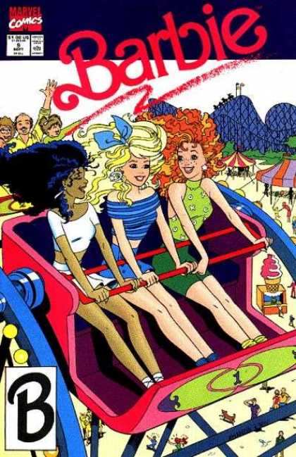Barbie 9 - Circus - Three Girls - Public - People - Boys