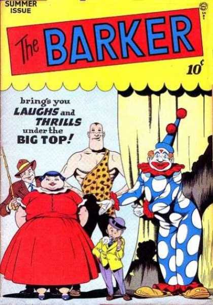 Barker 4 - Clown - Tarzan - Midget - Curtain - Big Top