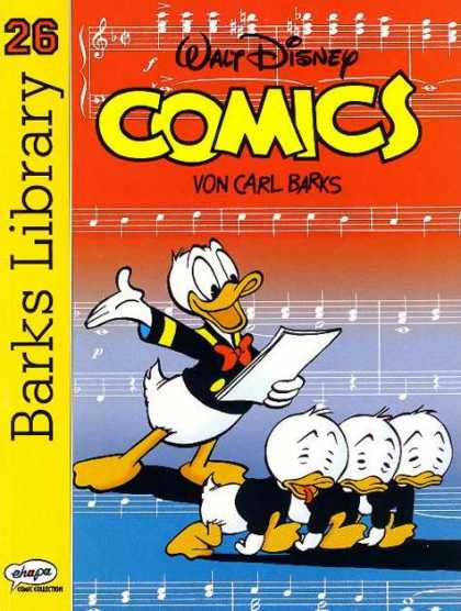 Barks Library 105 - Donald Duck - Donald Sings A Song - Donald Sings Opera - The Nephews Sing - Huey Dewey And Louie