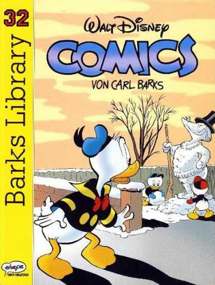 Barks Library 111 - Snow - Rifle - Playing - Donald Duck - Walt Disney