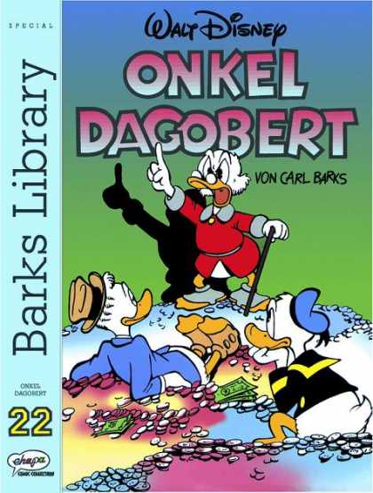 Barks Library 62 - Gradient Background - Donald Duck - Walt Disney - German - Money