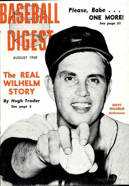Baseball Digest - August 1959