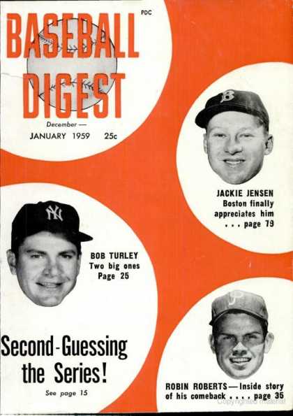 Baseball Digest - December 1959