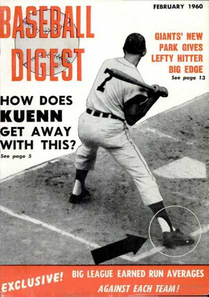 Baseball Digest - February 1960