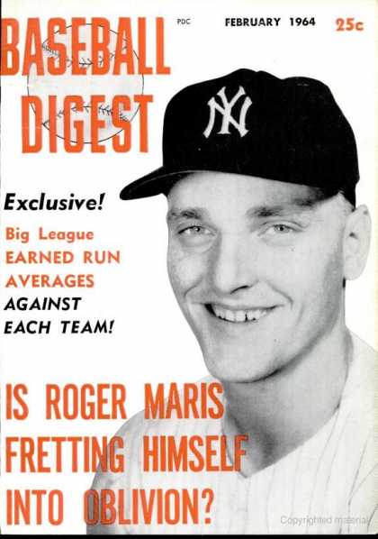Baseball Digest - February 1964