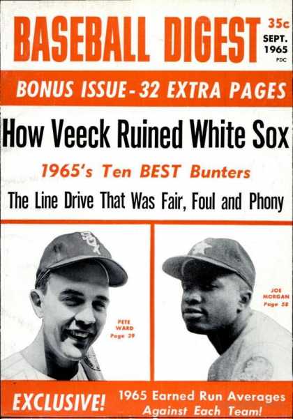 Baseball Digest - September 1965