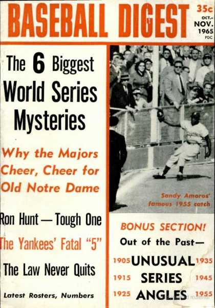 Baseball Digest - October 1965