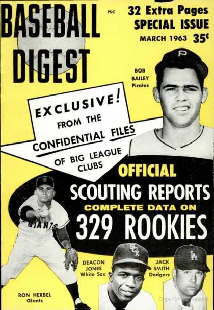 Baseball Digest - March 1966