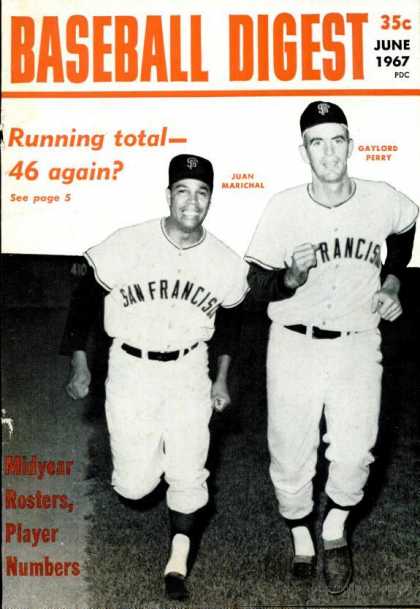 Baseball Digest - June 1967