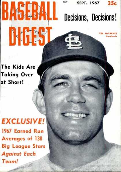 Baseball Digest - September 1967