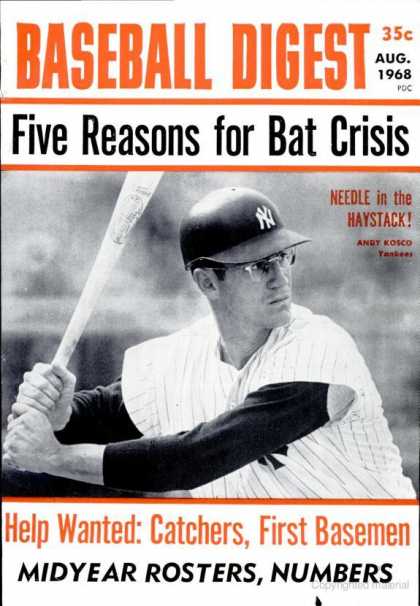 Baseball Digest - August 1968