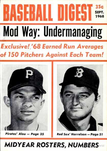 Baseball Digest - September 1968