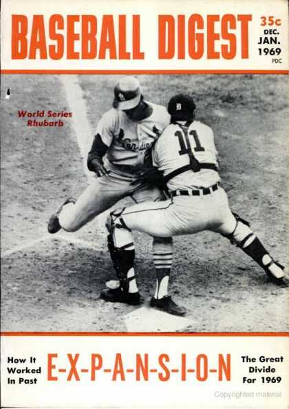 Baseball Digest - January 1969