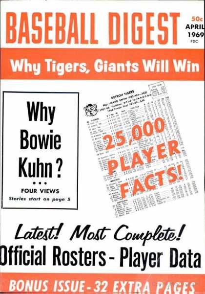 Baseball Digest - April 1969