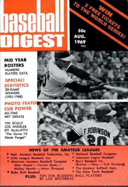 Baseball Digest - August 1969