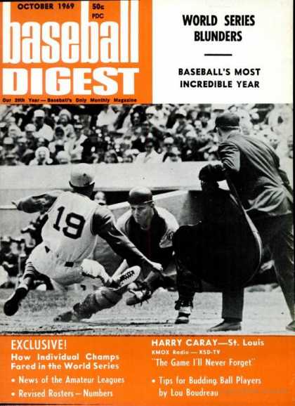Baseball Digest - October 1969