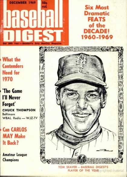 Baseball Digest - December 1969
