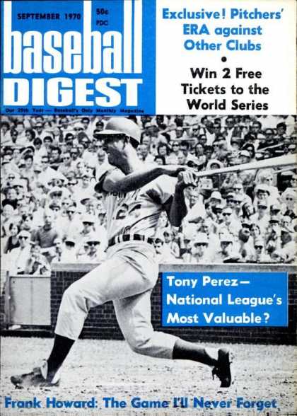 Baseball Digest - September 1970