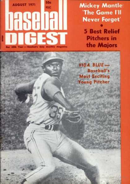 Baseball Digest - August 1971